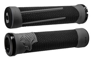 Гріпси ODI AG-2 Black/Graphite w/ Black clamps (черно-графітові з чорними замками)