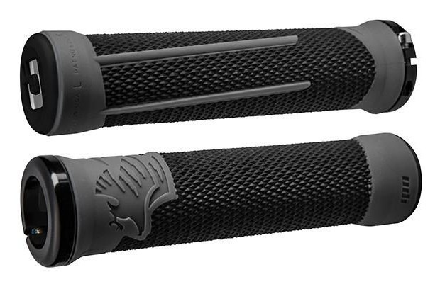 Гріпси ODI AG-2 Black/Graphite w/ Black clamps (черно-графітові з чорними замками), OBOD_D35A2BH-B