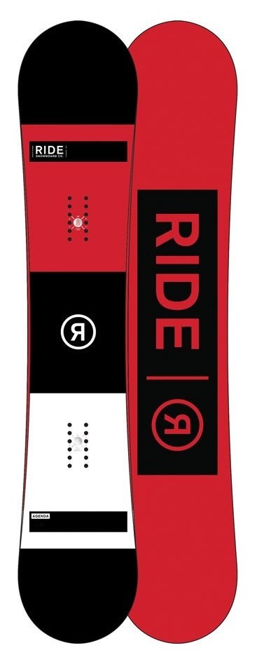 Сноуборд Ride Agenda 158 Black/Red/White (12B0025), RCH_21844