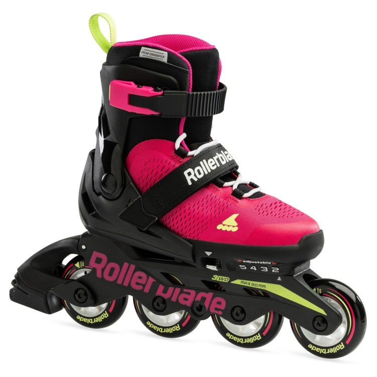 Ролики дитячі Rollerblade Microblade Pink Light Green 2024, 07221900-8G9-36.5-40