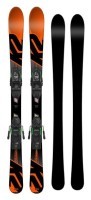 Ліжі гірські комплект для підлітків K2 INDY+FDT 7 136см Orange/black (10B0806.110.1+10B1018.110.2)