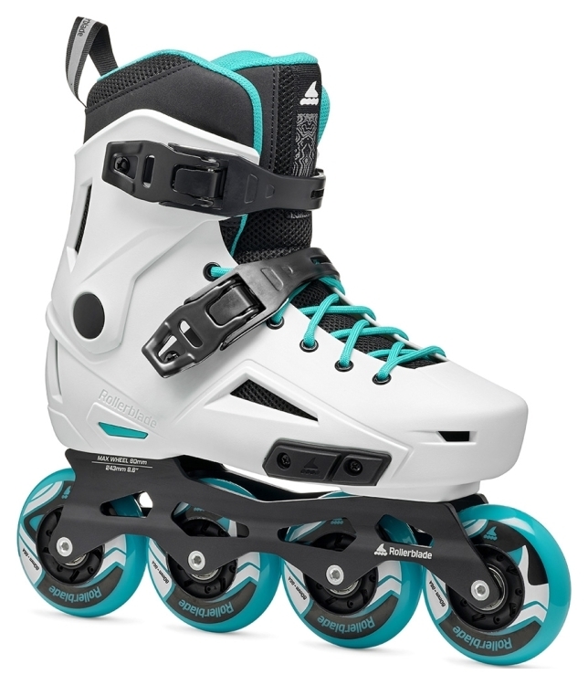 Ролики Rollerblade Lightning W white-aqua, 07372400-100-260