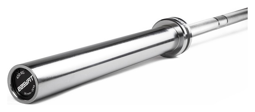 Гриф олимпийский EasyFit 2.2 м до 450 кг для кроссфита и пауэрлифтинга., EFIT_EF-B22-450