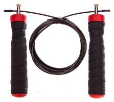 Скакалка скоростная Zelart Кроссфит с подшипником и стальным тросом CIMA CM-J603 (l-3м, d-3мм)