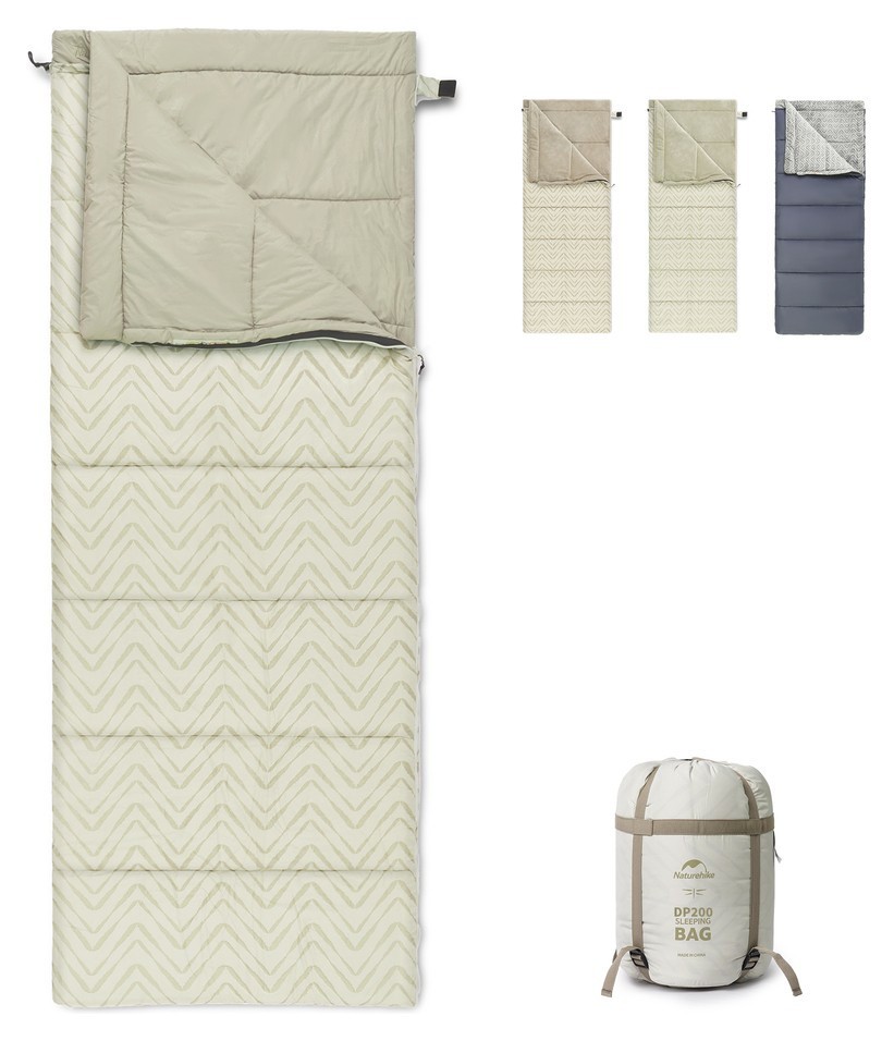 Спальный мешок Naturehike DP200 CNK2300SD012, бежевый, FNR_6976023923586