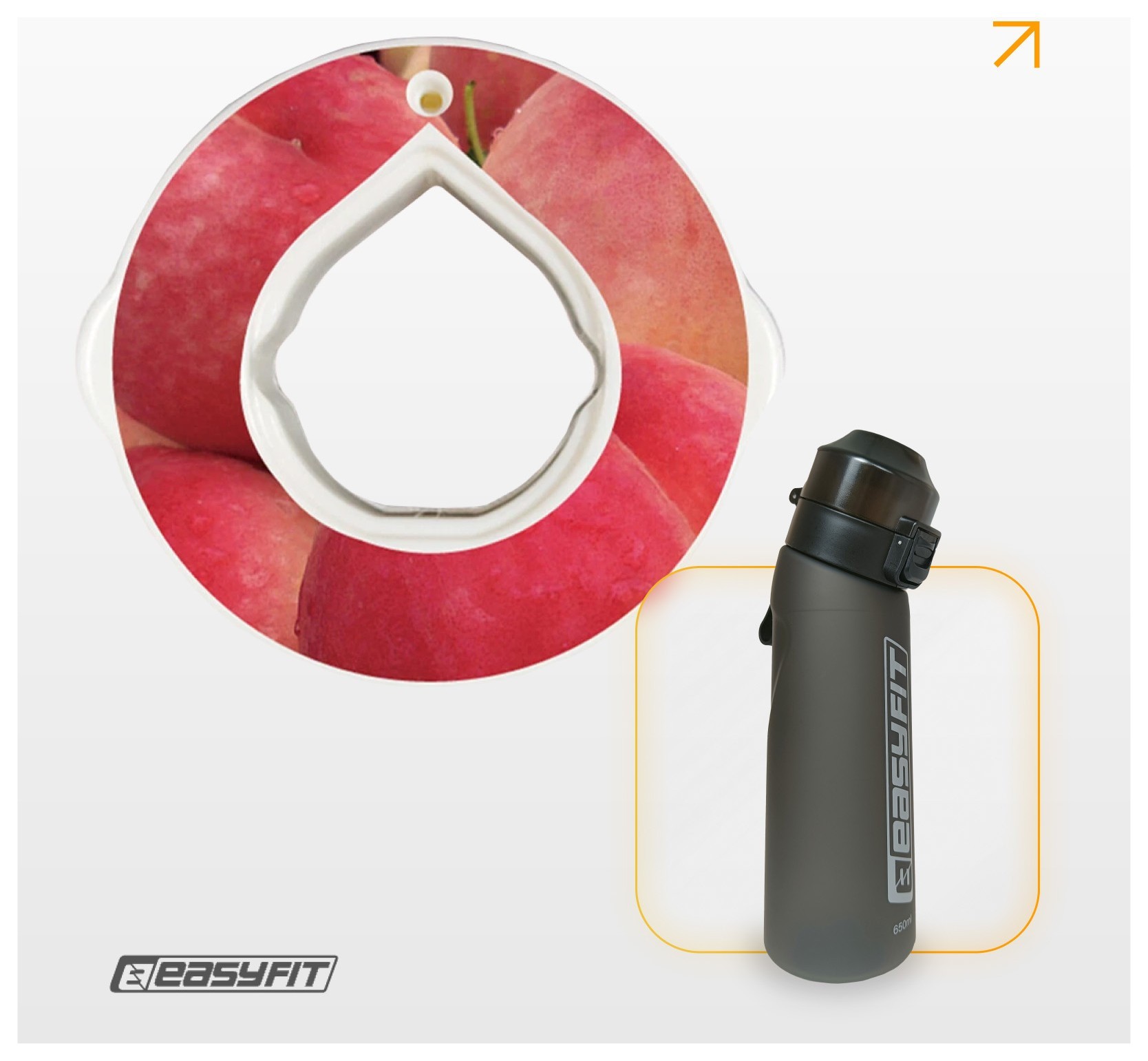 Капсула “Персик” для пляшки EasyFit Air Up, EFIT_EF-7006-PH