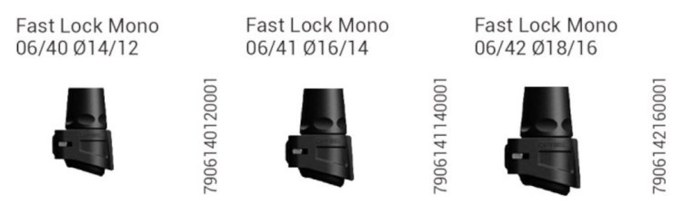 Зажимное соединение Gabel 06/42 Fast Lock Mono Ø18/16, 034.0003