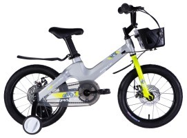 Велосипед MG 16" SPACE KID MOON DD рама-9" сірий 2025