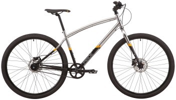 Велосипед 28" Pride ROCKSTEADY 8.3 рама - L 2023 чорно-сірий