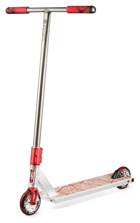 Самокат трюковый Hipe H6 Raw/Red трюковый самокат Hipe H6 Raw/Red, 250838