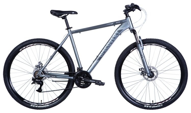 Велосипед 29" Discovery BASTION AM DD 2024 (серо-черный (м)), OPS-DIS-29-194