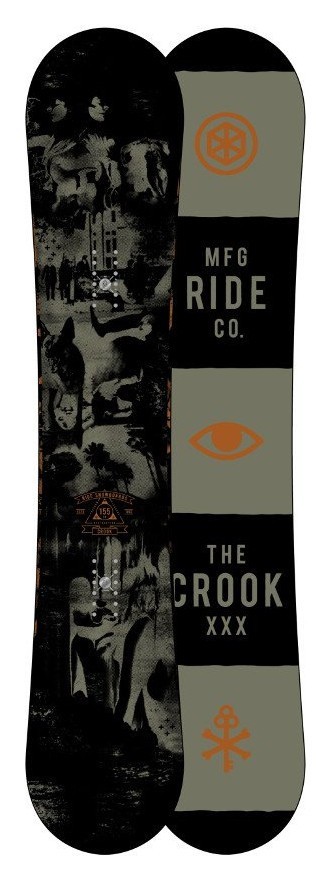 Сноуборд Ride Crook 155 Black (1240017), RCH_21842