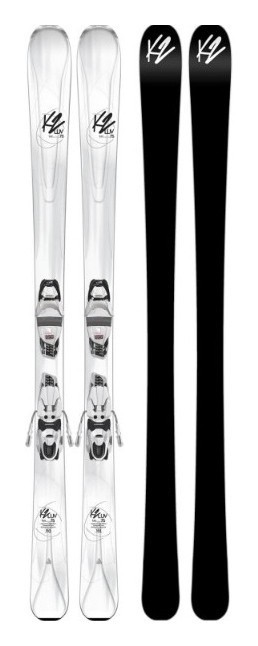 Ліжі гірські (комплект) K2 LUV 75+ERP 10 156см White/grey/black (10B0407.171.1+10B1016.171.1), RCH_22145