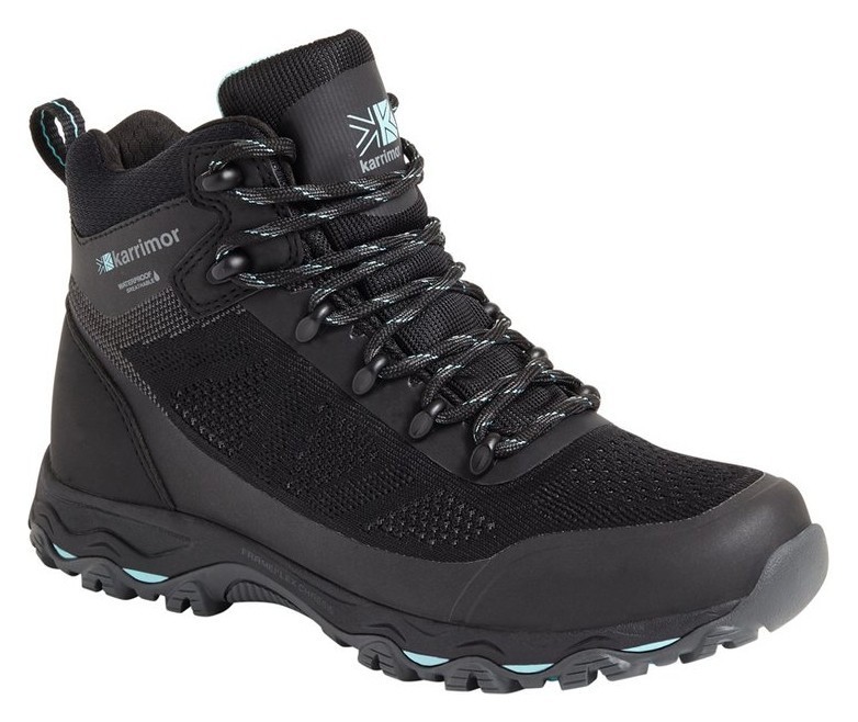 Ботинки женские треккинги Karrimor STAFFA LADIES WEATHERTITE W 39 (6.0UK) Black/blue (K1042-BKB), RCH_11603
