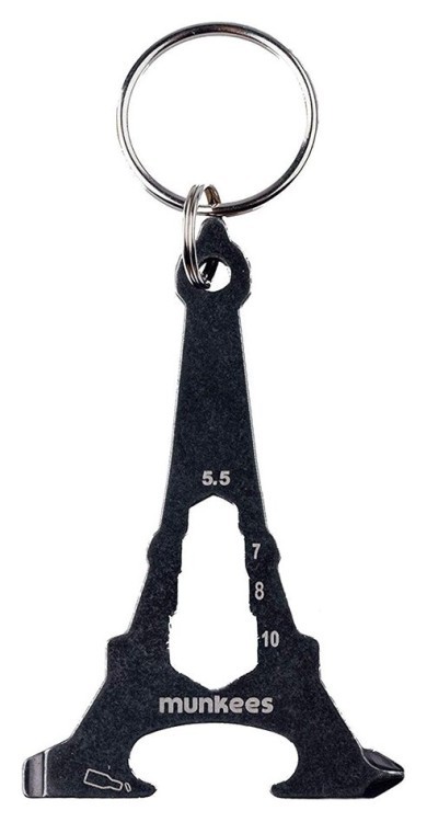 Munkees 2538 брелок-мультінструмент Tool Eiffel Tower black, 2538-BK