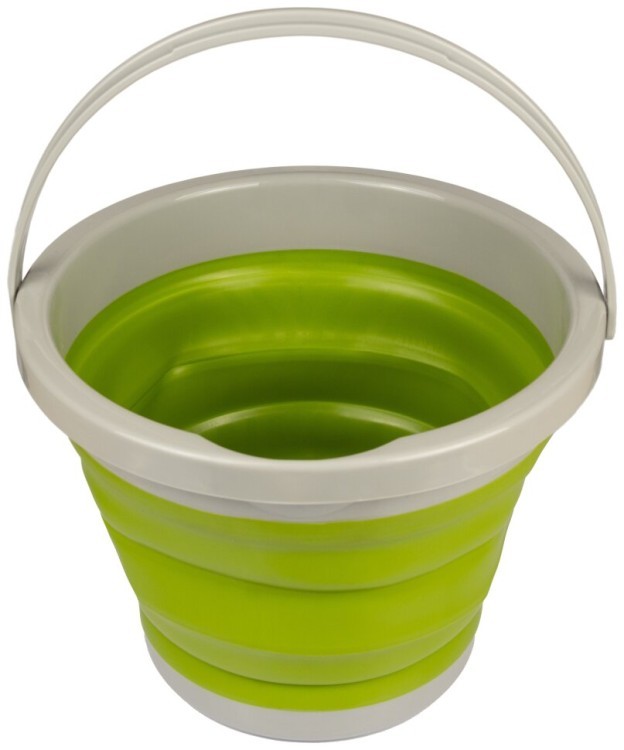 Ведро TRAMP складное силиконовое 5л, TRC-092-olive