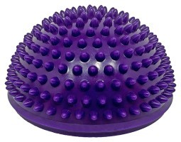 Полусфера массажная киндербол EasyFit 16 см мягкая фиолетовая.
