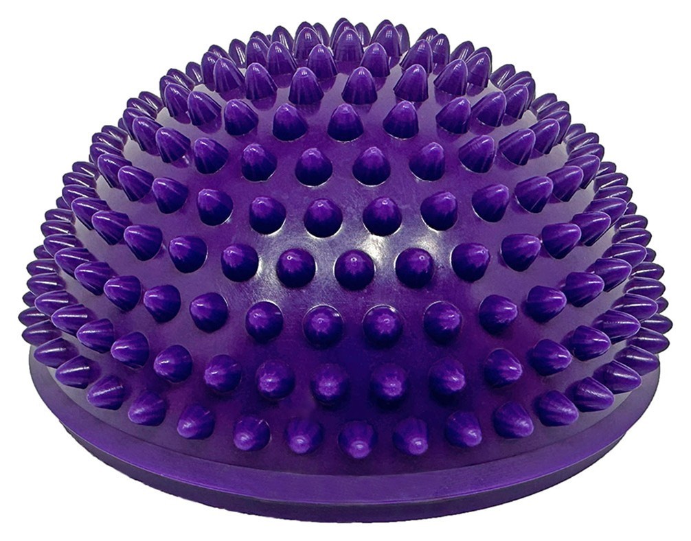 Полусфера массажная киндербол EasyFit 16 см мягкая фиолетовая., EFIT_EF-3001-V