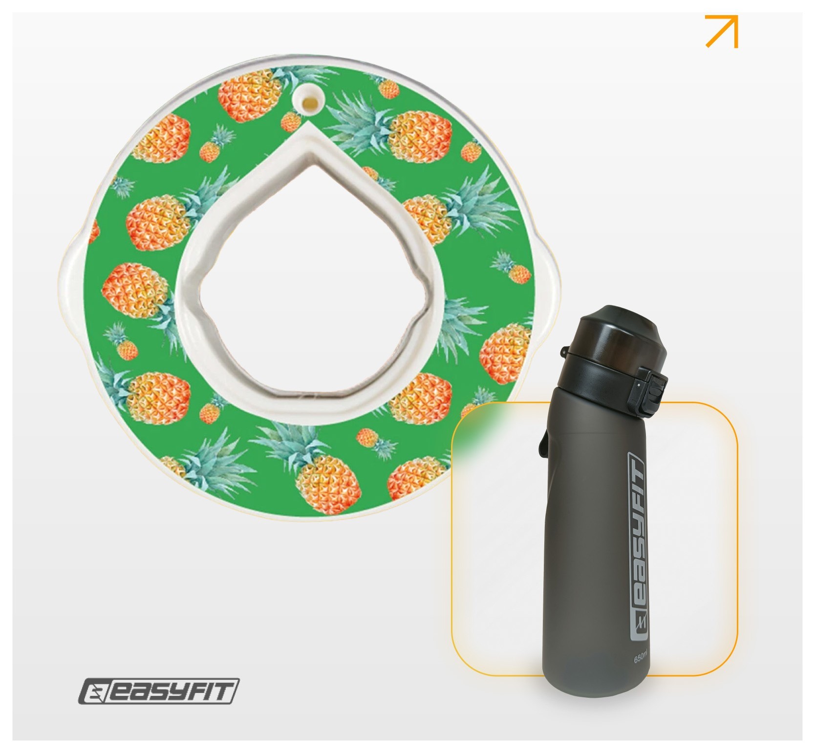 Капсула “Ананас” для пляшки EasyFit Air Up, EFIT_EF-7006-PE