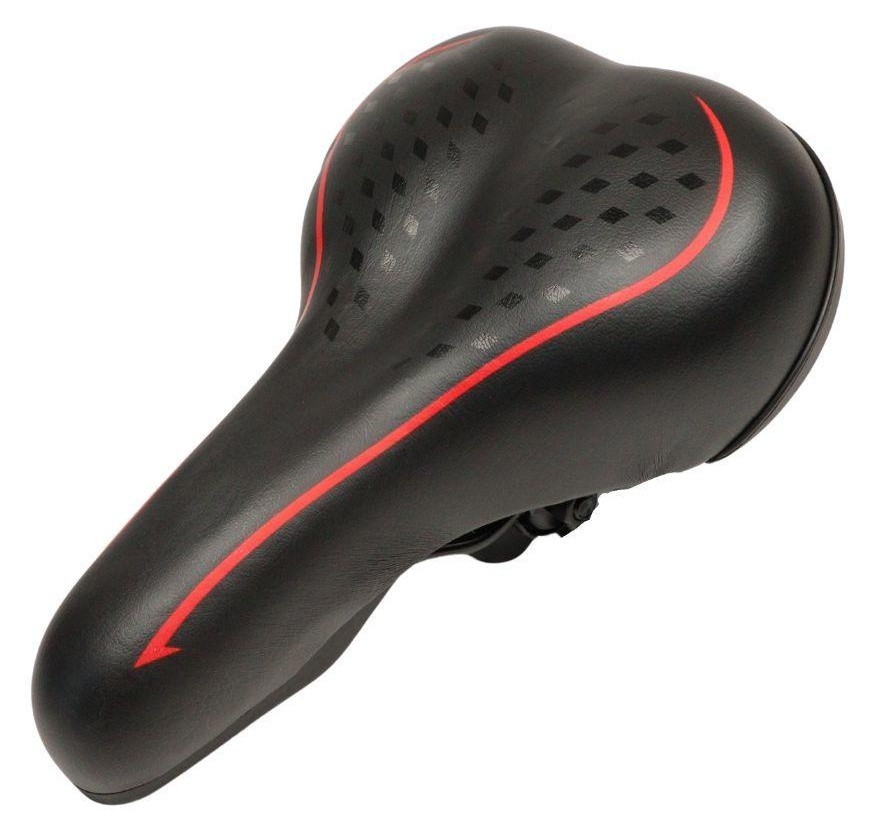 Сідло з замком 250*165 мм AZ-025 чорний, SAD-715