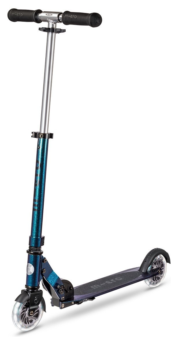 Самокат MICRO серії "Sprite LED" – ПЕРЛАМУТРОВИЙ МІКС (до 100  кг (kg), двоколісний, світло), SA0294