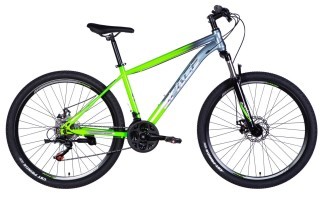 Велосипед ST 27.5" SPACE MARS DD FR рама-17" зелено-сріблястий 2026