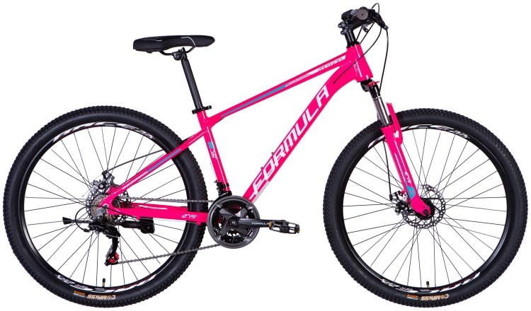 Велосипед AL 27.5" Formula MOTION DD FR рама-16" рожево-білий 2025, OPS-FR-27.5-250