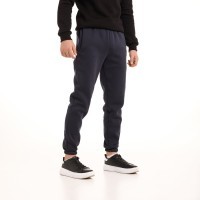 Мужские брюки джогеры с карманами темно-синие Pobedov 007 ЗИМА