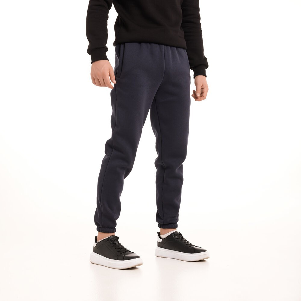 Чоловічі штани джогери з кишенями темно-сині Pobedov 007 ЗИМА, POB_00000005032