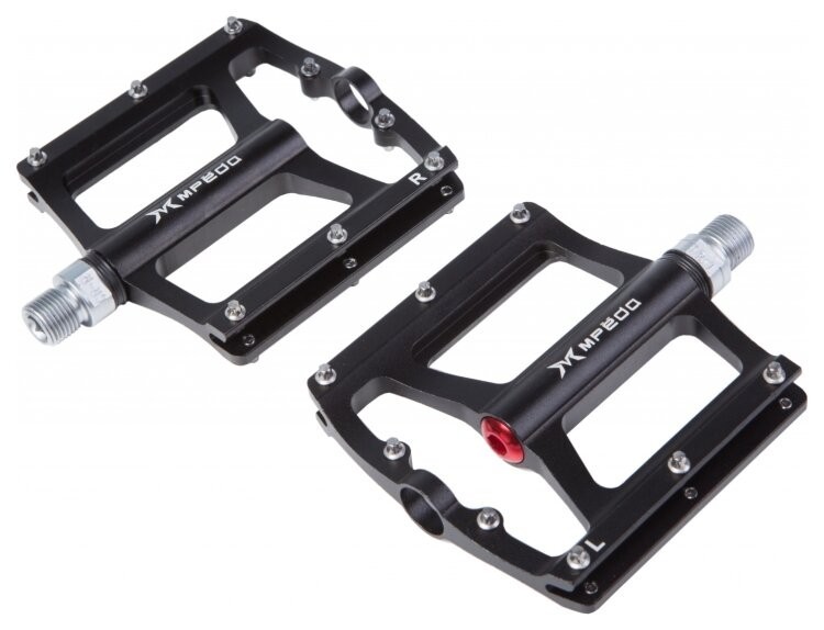 Педали Mpeda ALNC-1028 алюм. платформа на 3 пром. подшипн. (черный), PED-089