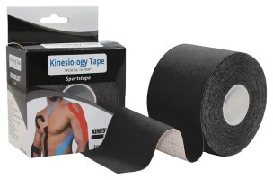 Кінезіологічний тейп EasyFit Kinesio чорний