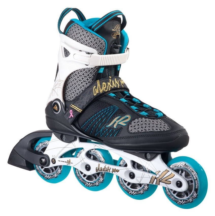 Роликові коньки для дорослих K2 ALEXIS PRO 84 W 37 (7.0US) 240мм Light blue/white/black (30A0106), RCH_22486