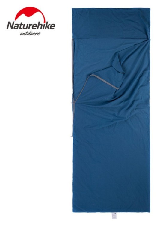 Подкладка для спального мешка Naturehike NH15S012-D, хлопок, синий, FNR_6927595796788