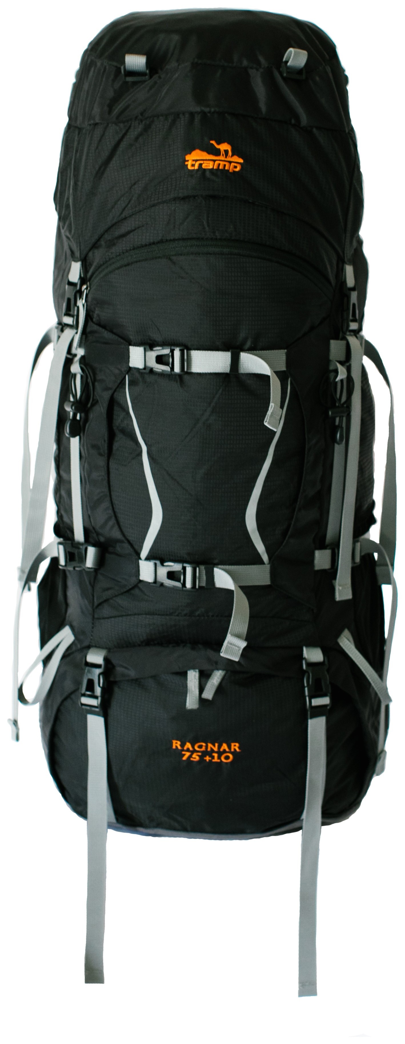 Рюкзак Tramp Ragnar туристический черный 75+10л UTRP-044, 