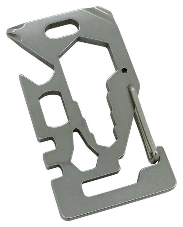 Munkees 2503 брелок-мультінструмент SS Card Tool steel, 2503-ST