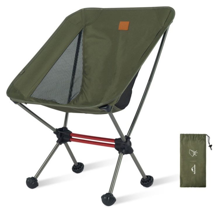Стул складной ультралегкий Naturehike Stellaluna L01 CNK2350JJ017, алюминий, оливковый, FNR_6976507669849