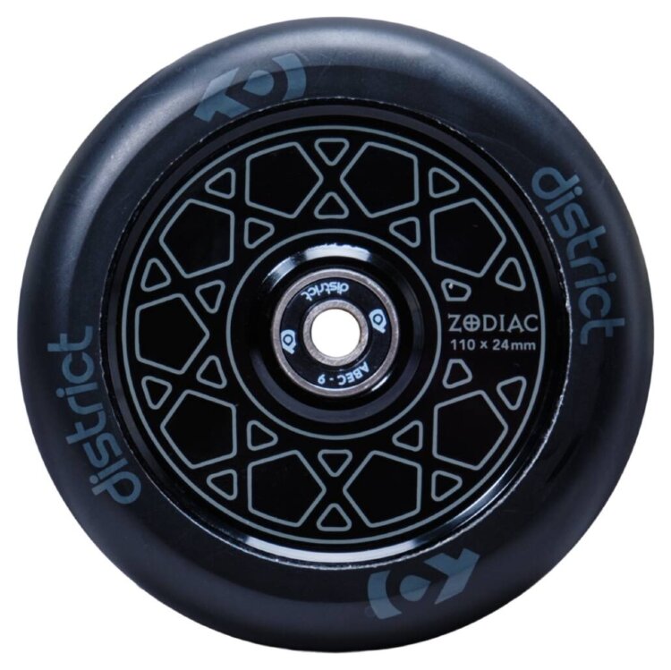 Колесо для самоката District Zodiac Pro 110 mm Black, 7694311