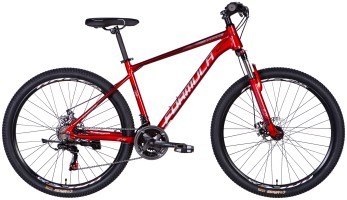 Велосипед AL 27.5" Formula MOTION DD FR рама-18" червоно-сріблястий 2025
