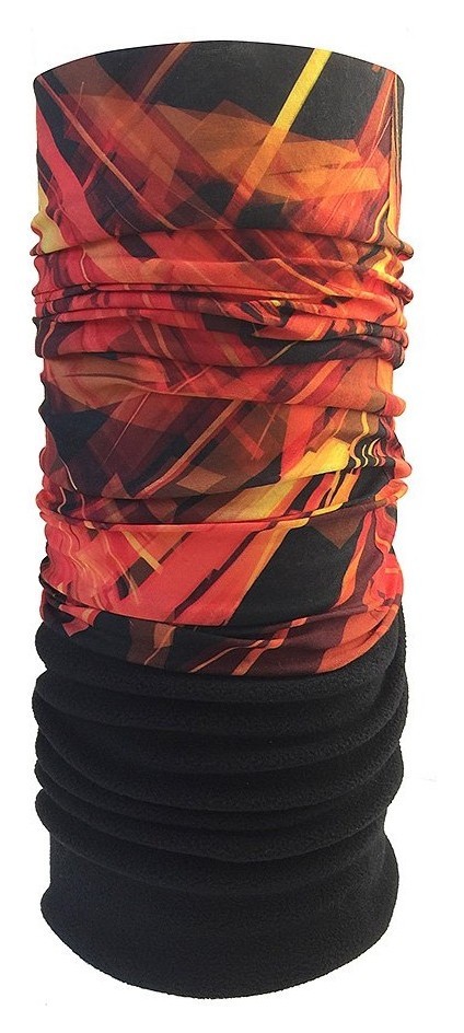 Бандана-бафф багатофункціональна Crow BLAZE One size Red/black (CBMS19U2M), RCH_18138