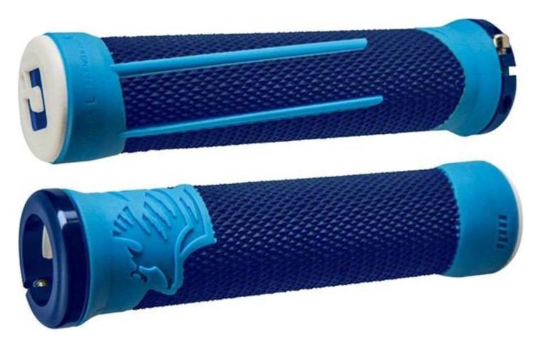 Гріпси ODI AG-2 Blue/Lt blue w/ Blue clamps (сині з синіми замками), OBOD_D35A2UL-U