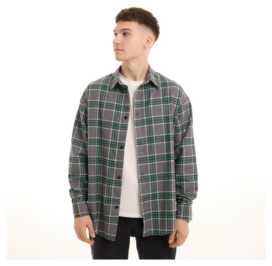 Сорочка Pobedov Woody Зелений L SRru3 173Lgr, POB_00000009456