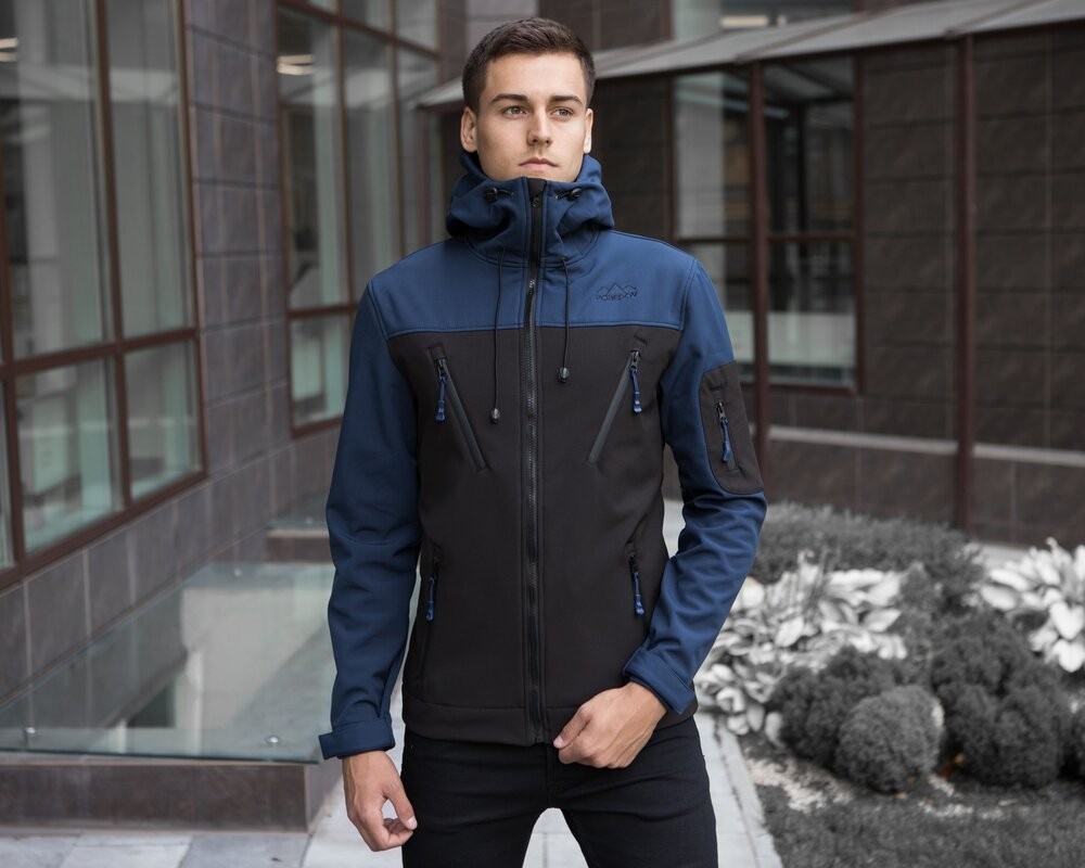 Куртка чоловіча демісезонна з капюшоном Pobedov Korol' Lev, POB_00000007087