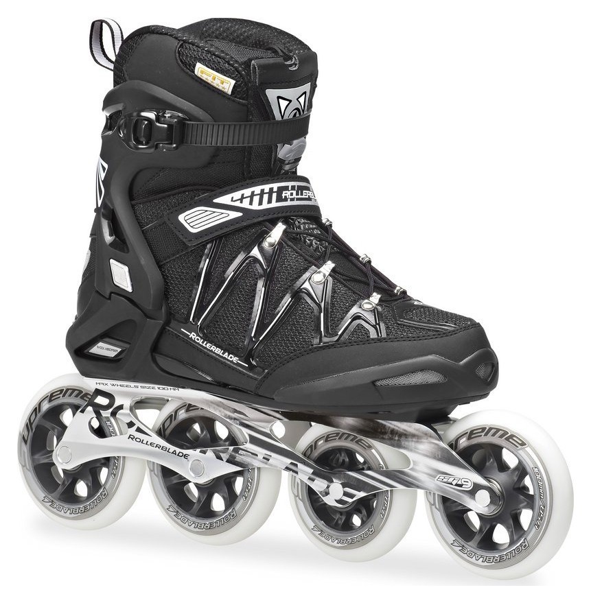 Роликовые коньки для взрослых Rollerblade IGNITER 100 M 41 (8.5US) 265мм Black/silver (07310000 816), RCH_10945