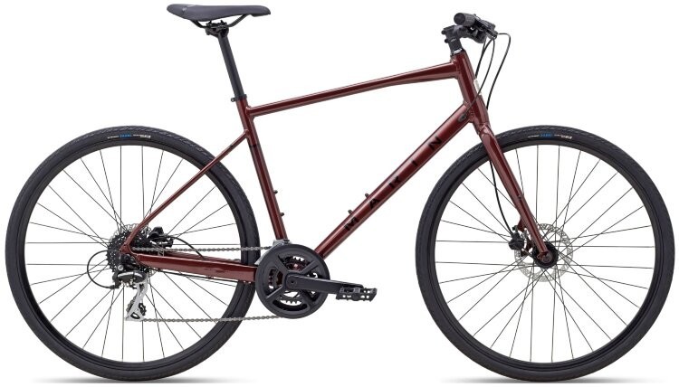 Велосипед 28" Marin FAIRFAX 2 рама - XL 2022 MAROON/BLACK, SKD-50-45