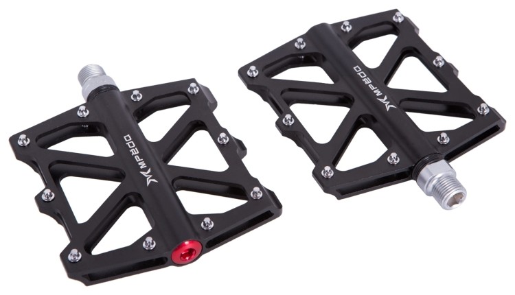 Педали Mpeda ALNC-634 MTB алюм. платформа на 3 пром. подшипн. (черный), PED-091