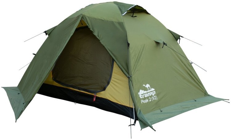 Палатка Tramp Peak 2 (v2) green UTRT-025, UTRT-025-green