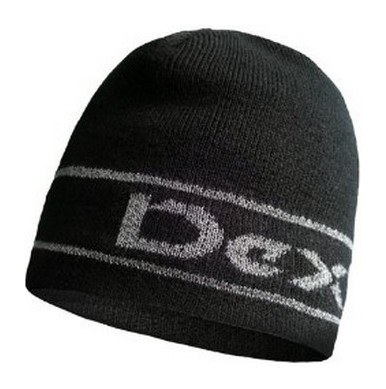 Шапка водонепроникна Dexshell Beanie Reflective Logo чорна з лого L/XL 58-60 см, FNR_DH373BLKLXL