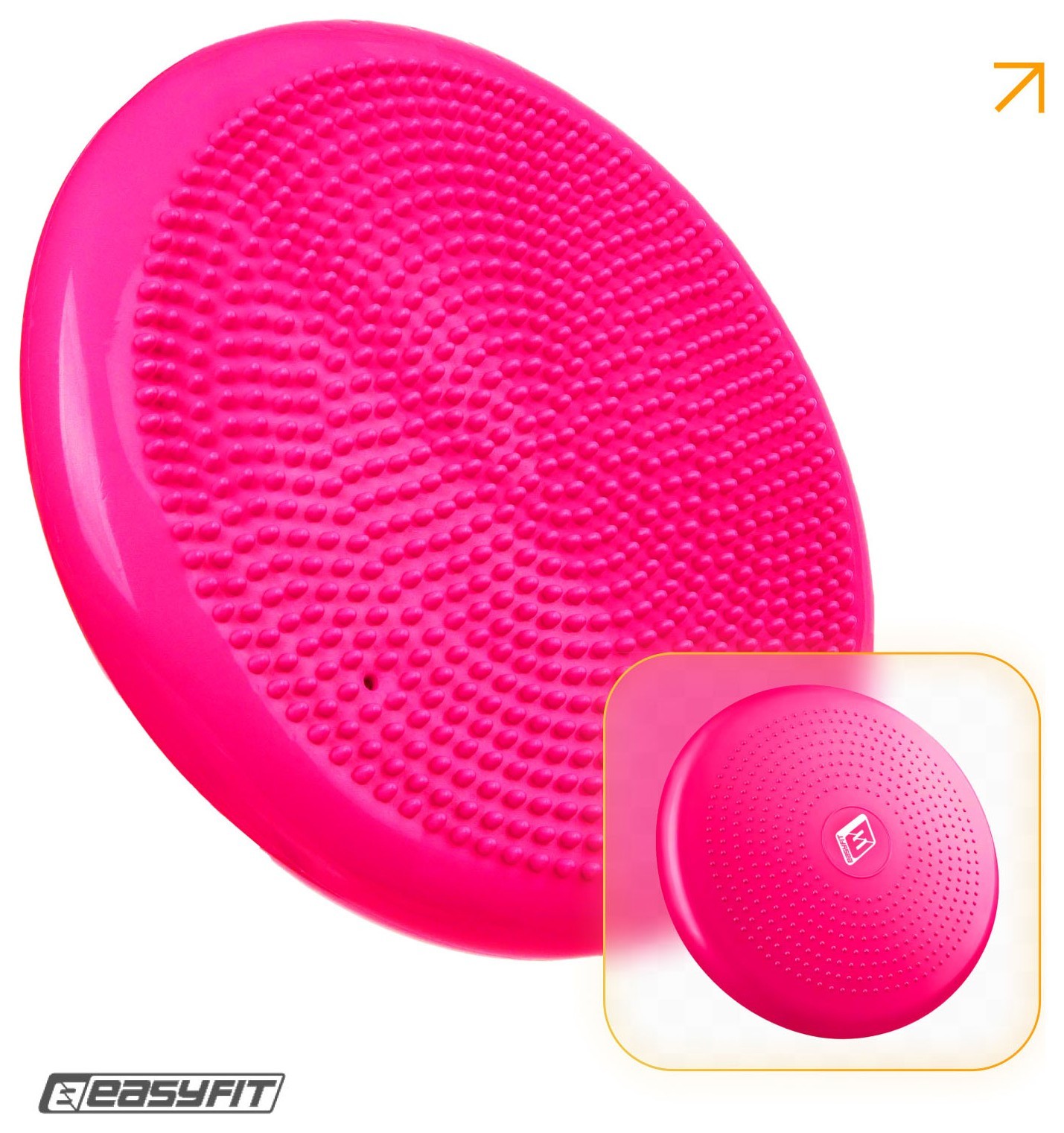 Балансировочная массажная подушка EasyFit Розовый, EFIT_EF-1840-P