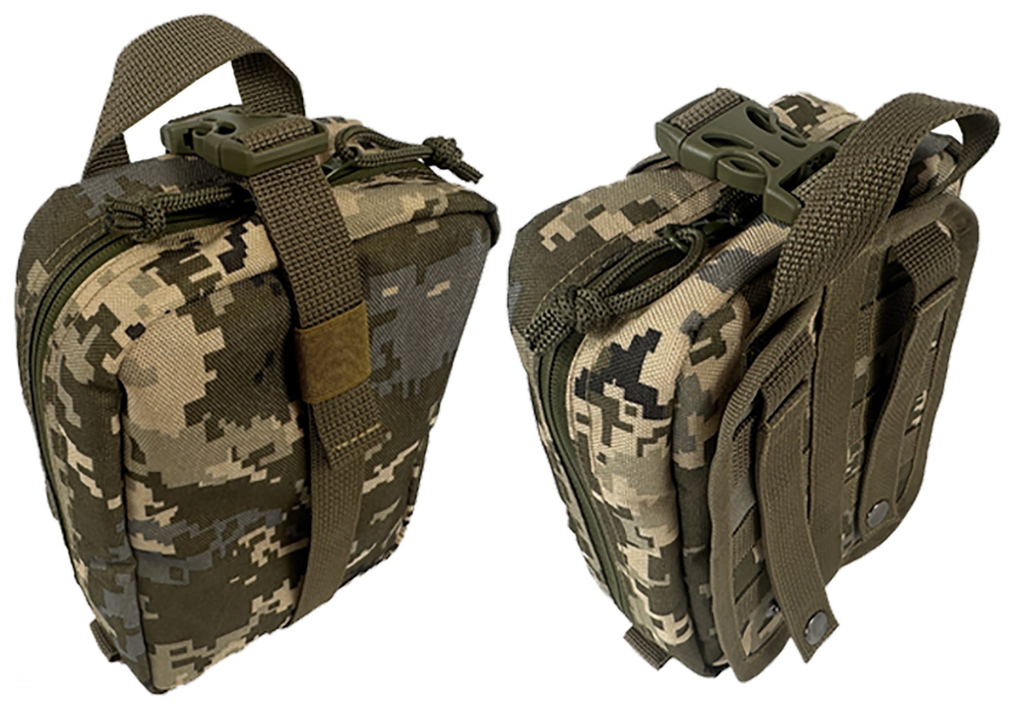 Підсумок аптечка швидкознімна тактична MOLLE піксель ЗСУ MM-14 для РПС, разгрузки або жилету, EFIT_1408-10