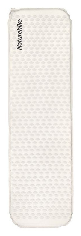 Матрац туристичний надувний одномісний  Naturehike CNK2300DZ013, 185x55x3.5 см, світло-сірий, прямокутний, FNR_6976023926976